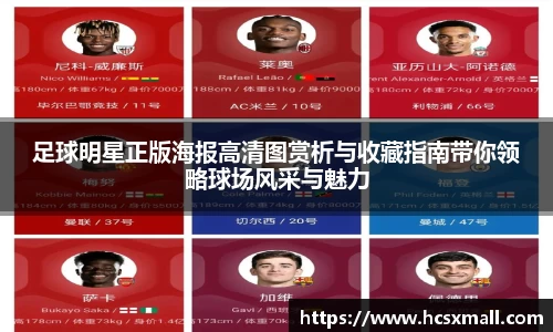 足球明星正版海报高清图赏析与收藏指南带你领略球场风采与魅力